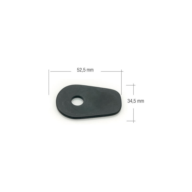 Coppia Piastre Adattatrici Frecce LighTech PFK01 per Kawasaki