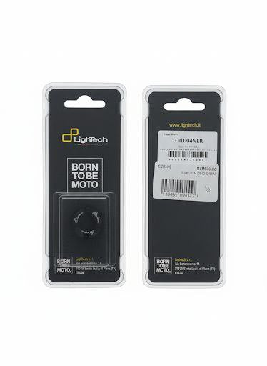 Tappo Olio Motore LighTech OIL004NER – Ergal CNC M19,5 x 2,5 Nero