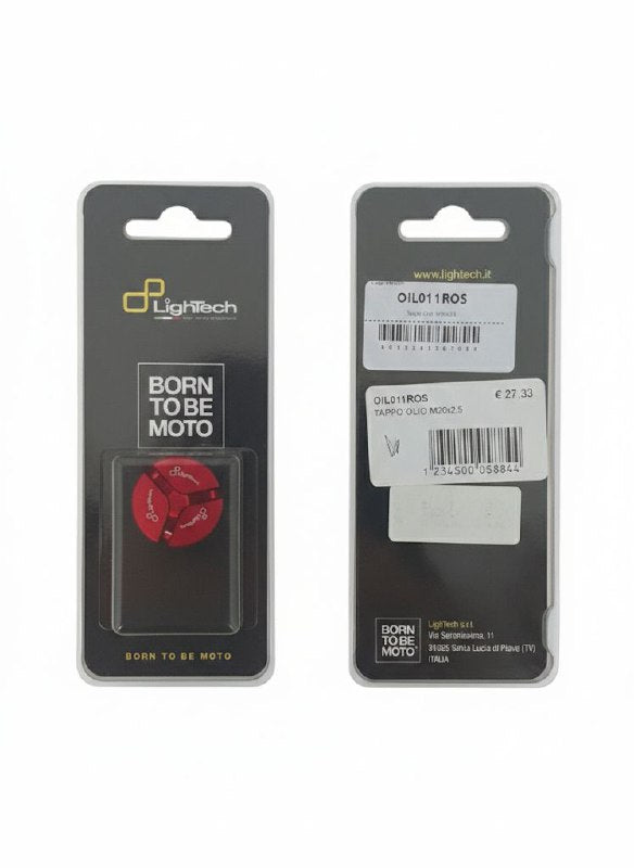 Tappo olio m 20 x 2,5 rosso oil011ros