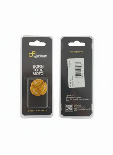 Tappo Olio Motore LighTech OIL006ORO – Ergal CNC M26x3 Oro