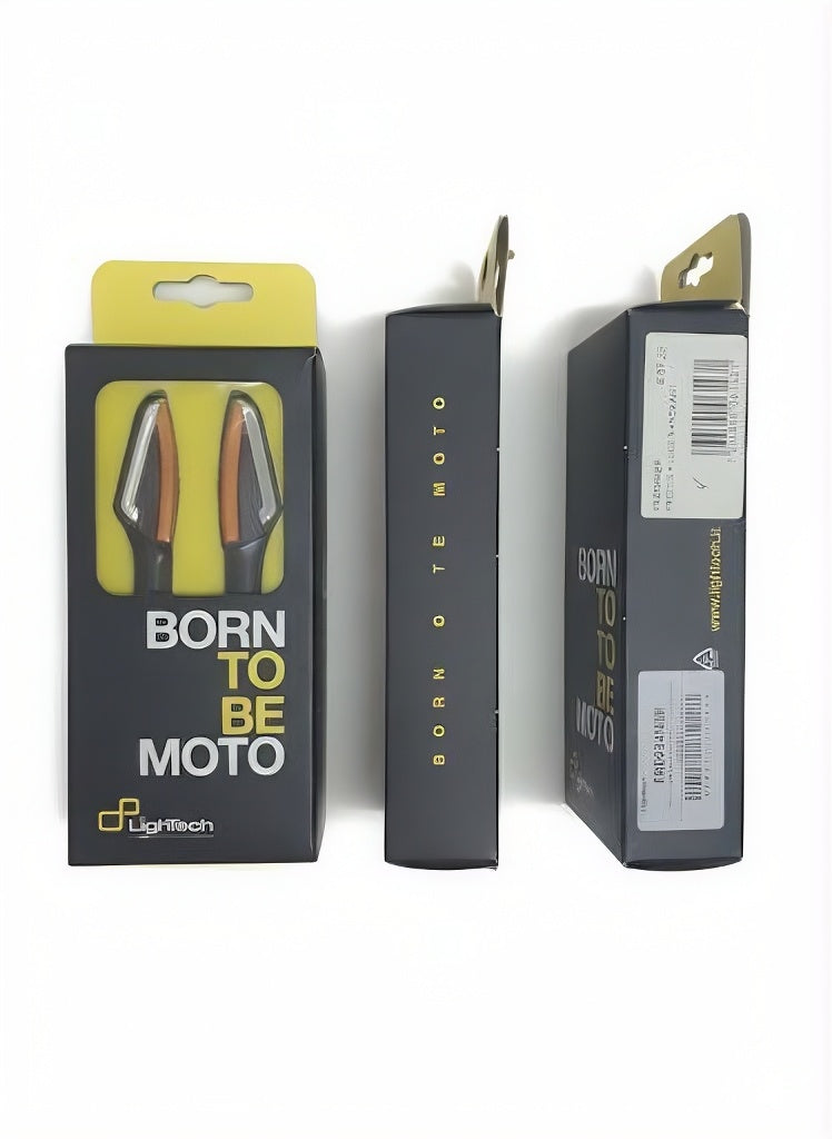 Esempio di montaggio anteriore delle frecce Lightech FRE934NER su moto