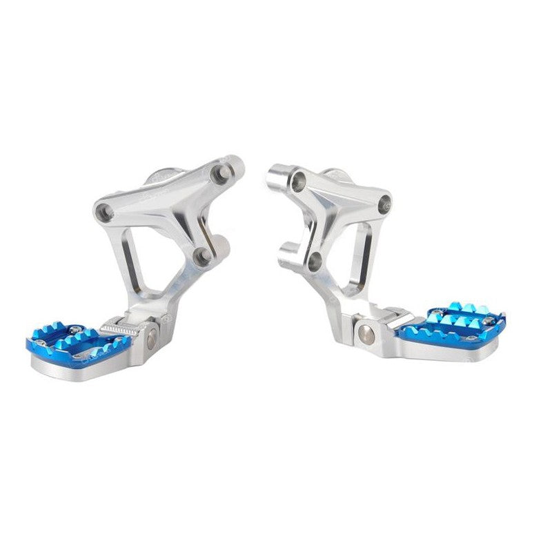 Pedane Off-Road LighTech FTRH0009COB per Honda X-ADV 750 – Ergal Blu Cobalto